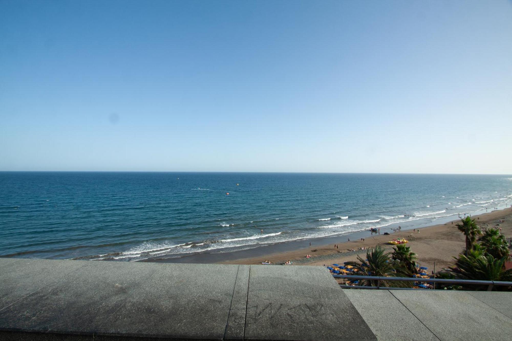 פלאייה דל אינגלז Apartamento Con Terraza Y Piscina En Playa Del Ing מראה חיצוני תמונה