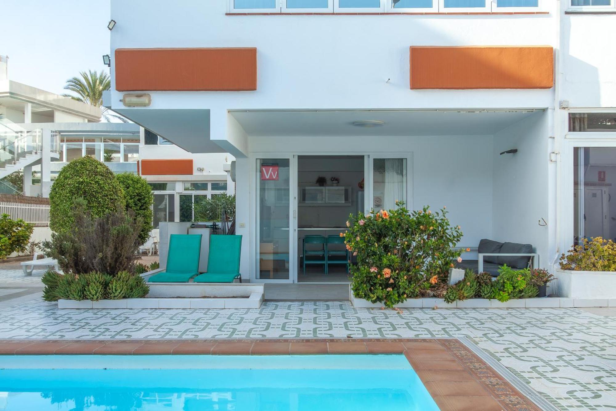 פלאייה דל אינגלז Apartamento Con Terraza Y Piscina En Playa Del Ing מראה חיצוני תמונה