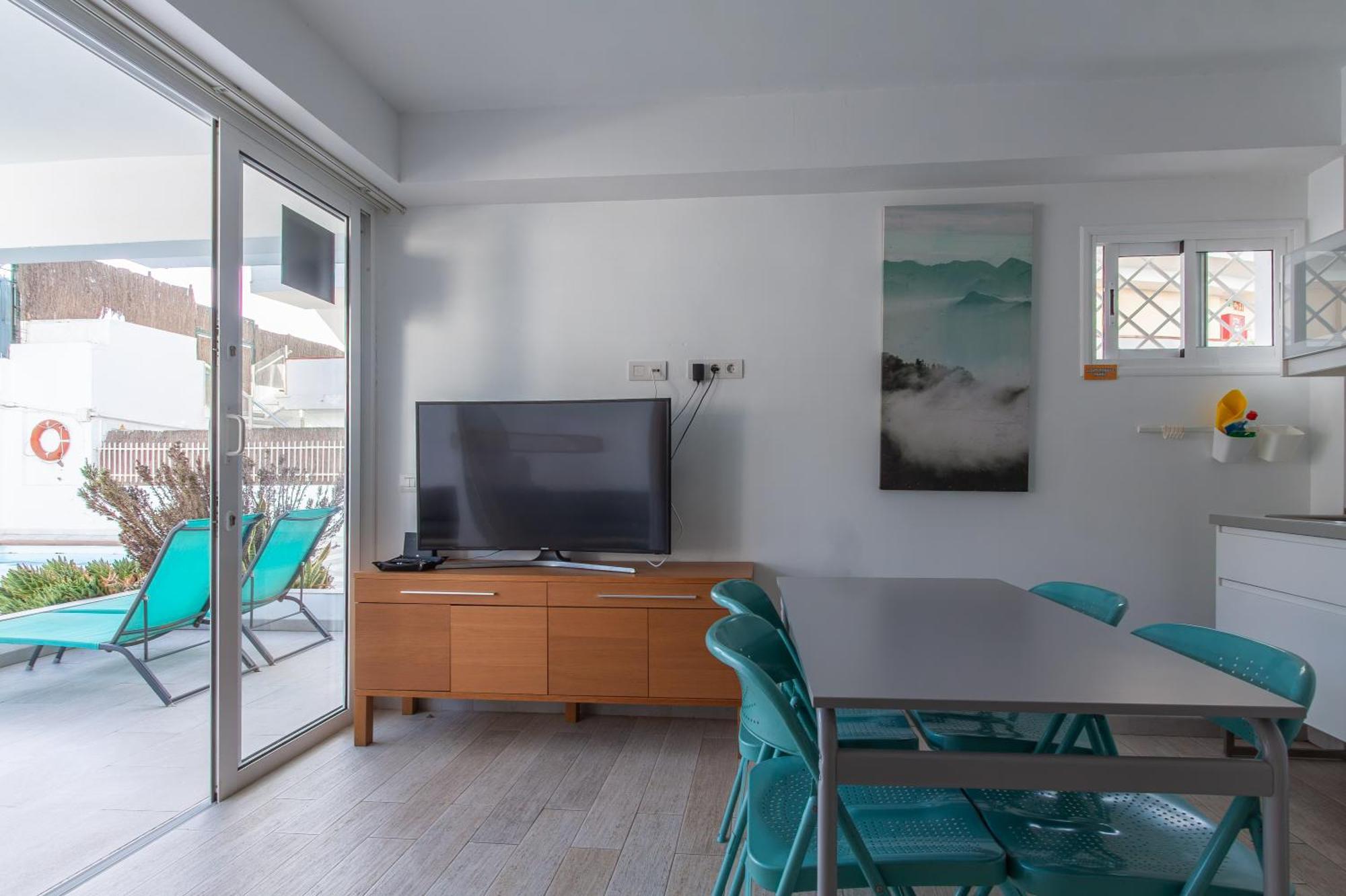 פלאייה דל אינגלז Apartamento Con Terraza Y Piscina En Playa Del Ing מראה חיצוני תמונה