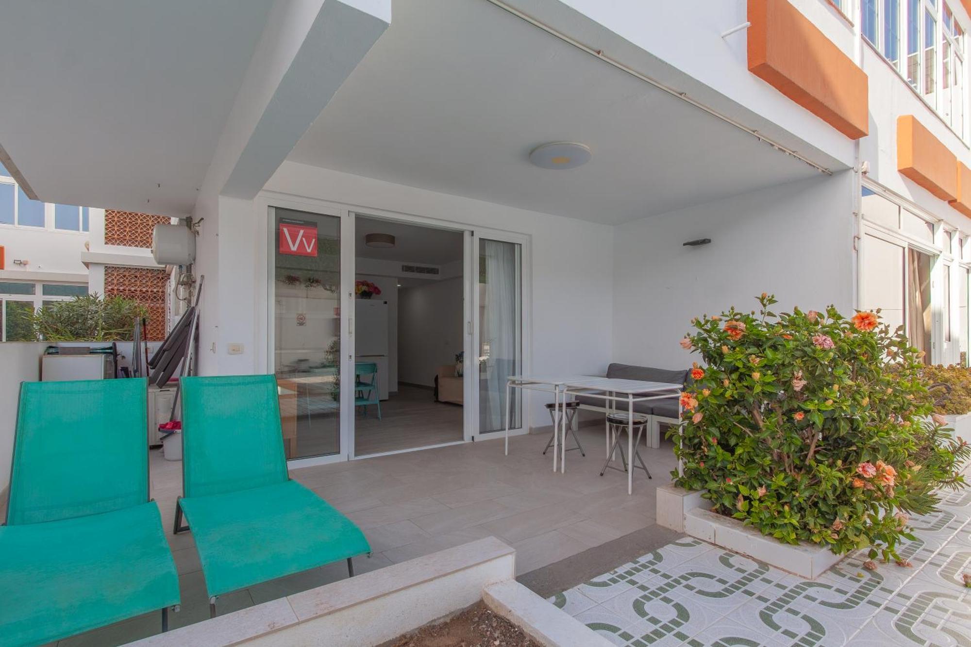 פלאייה דל אינגלז Apartamento Con Terraza Y Piscina En Playa Del Ing מראה חיצוני תמונה